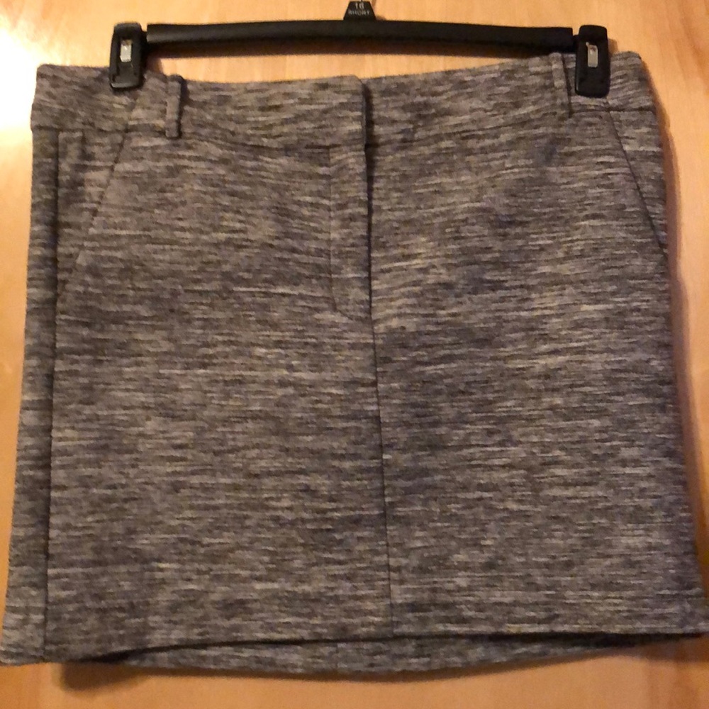 Gray mini skirt